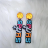 SA SPURS Multi colored earrings